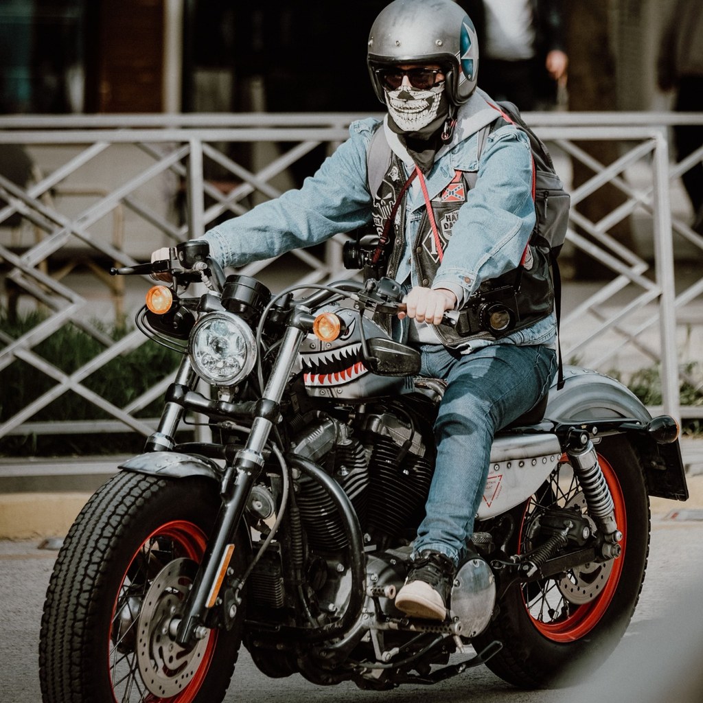 Textiljacke für Chopper Tourenfahrer auf der Straße