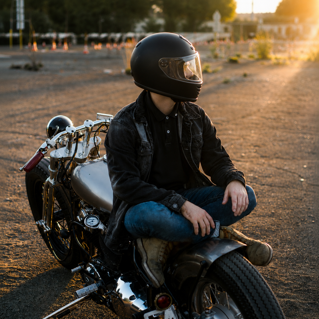 Empfohlene Motorradjeans mit Boots für Chopper Fahrer