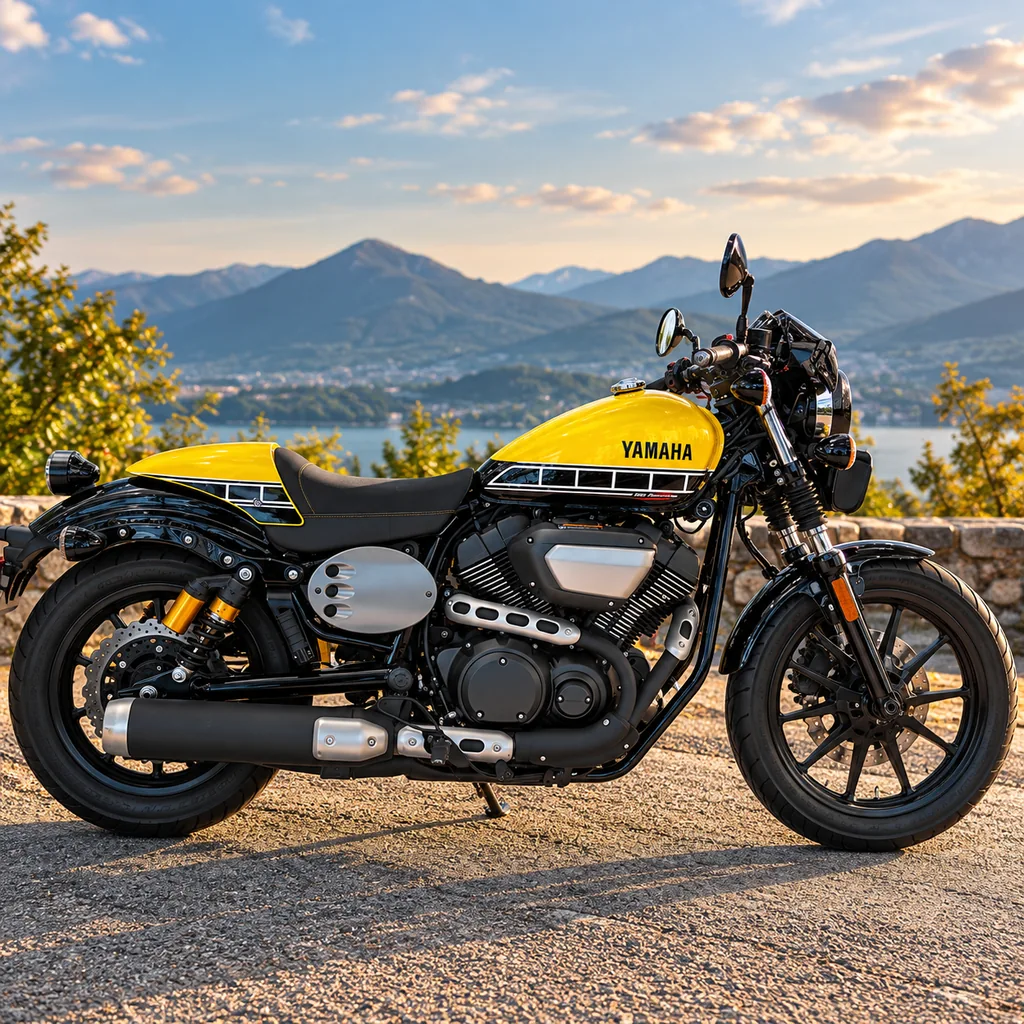 Yamaha XV950 gebraucht mit V-Twin und Riemenantrieb